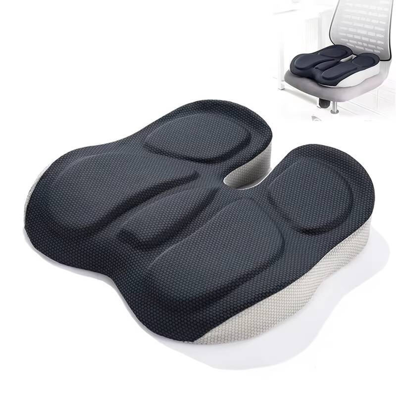 Office Footrest Cushion - 低反発クッション 滑り止め整形外科用低反発前立腺クッション 尾骨坐骨神経痛腰痛緩和快適チェアカーシート