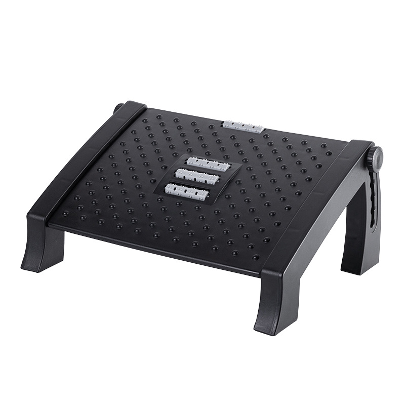 Office Footrest Cushion - オフィスフットスツールクッション 長時間座るためのマッサージフットスツールクッション 調節可能なフットレストスツール