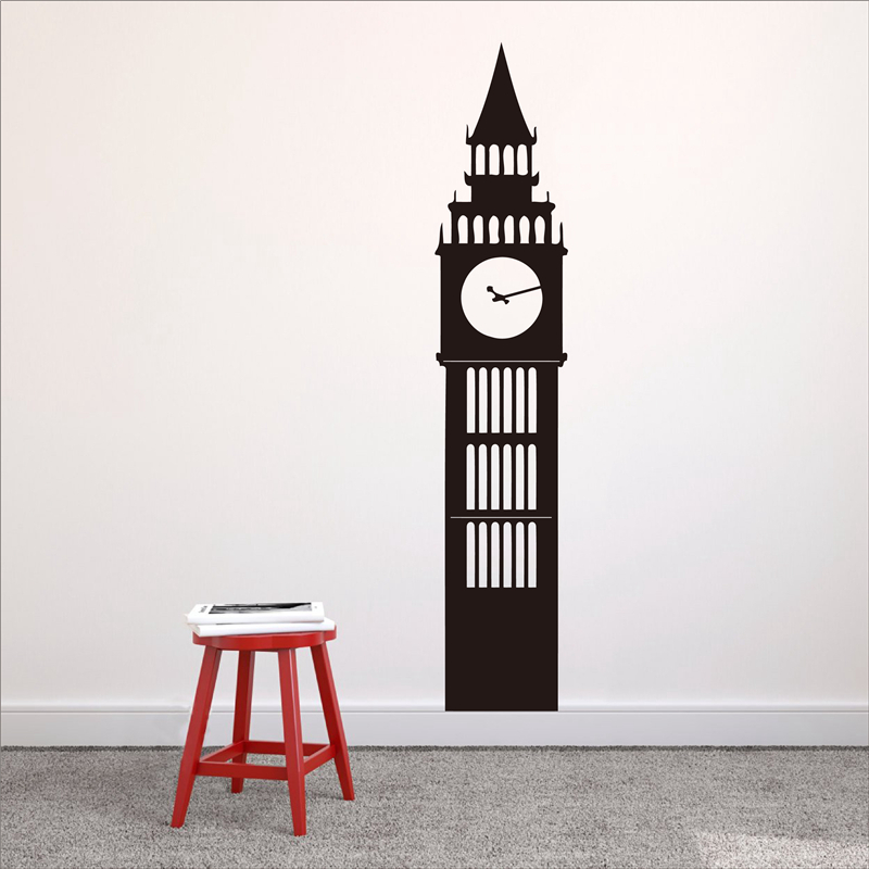 Office Furniture London - Nondon-大きなベン時計のウォールステッカー,ビニール,家の装飾,オフィス,リビングルーム,寝室の装飾