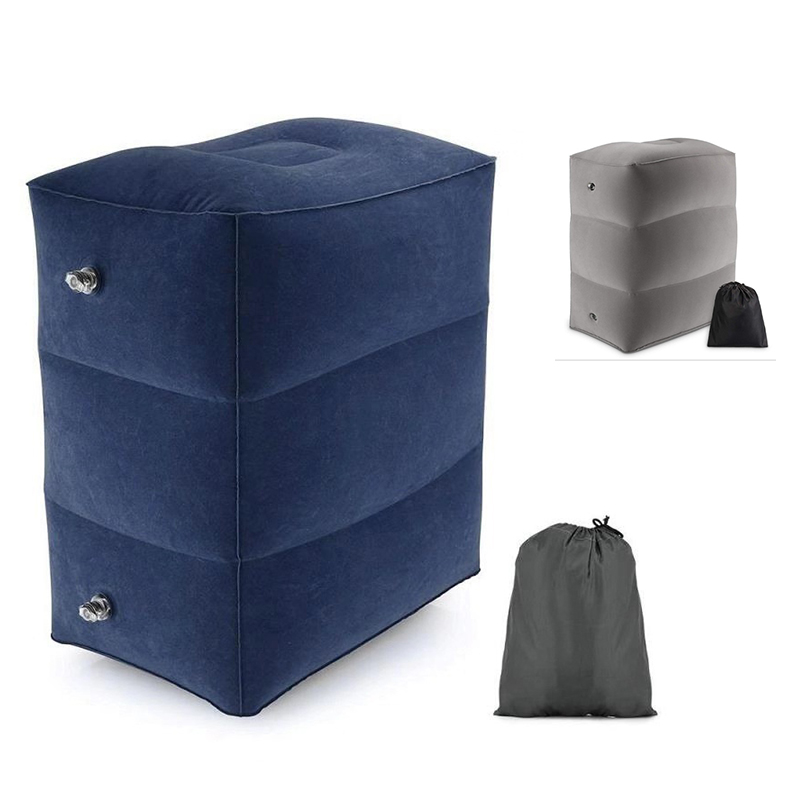 Office Footrest Cushion - フットレスト付きインフレータブルスリーピングピロー,子供用,飛行機,車,バスルーム,フットレスト用