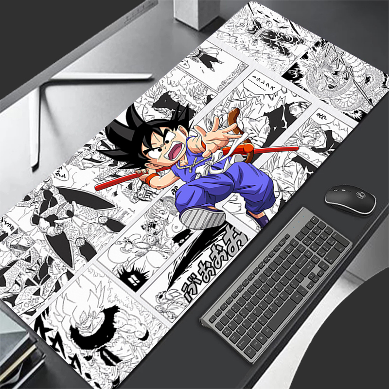 Office Furniture Design - マウスパッド コンピューター 新しい悟空マウスパッド ドラゴンボール キーボードパッド クールマウスマット