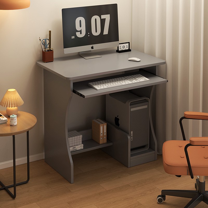 Office Furniture Ez - 学生用学習机 木製ノートパソコン用小型茶色コンピューターテーブル シンプルモダン学習机 オフィス家具