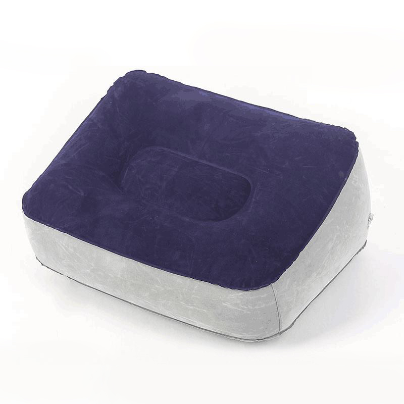 1個入り インフレータブルフットレストピロー ソフトポータブ - Office Footrest Cushion のレビューと価格