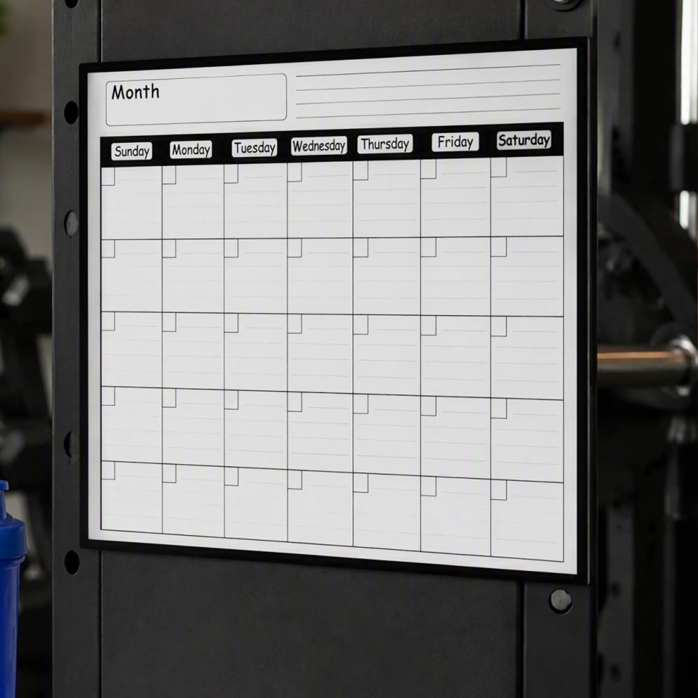 冷蔵庫用ドライイレース磁気カレンダー、再利用可能な月間プラン - Magnetic Whiteboard Calendar のレビューと価格