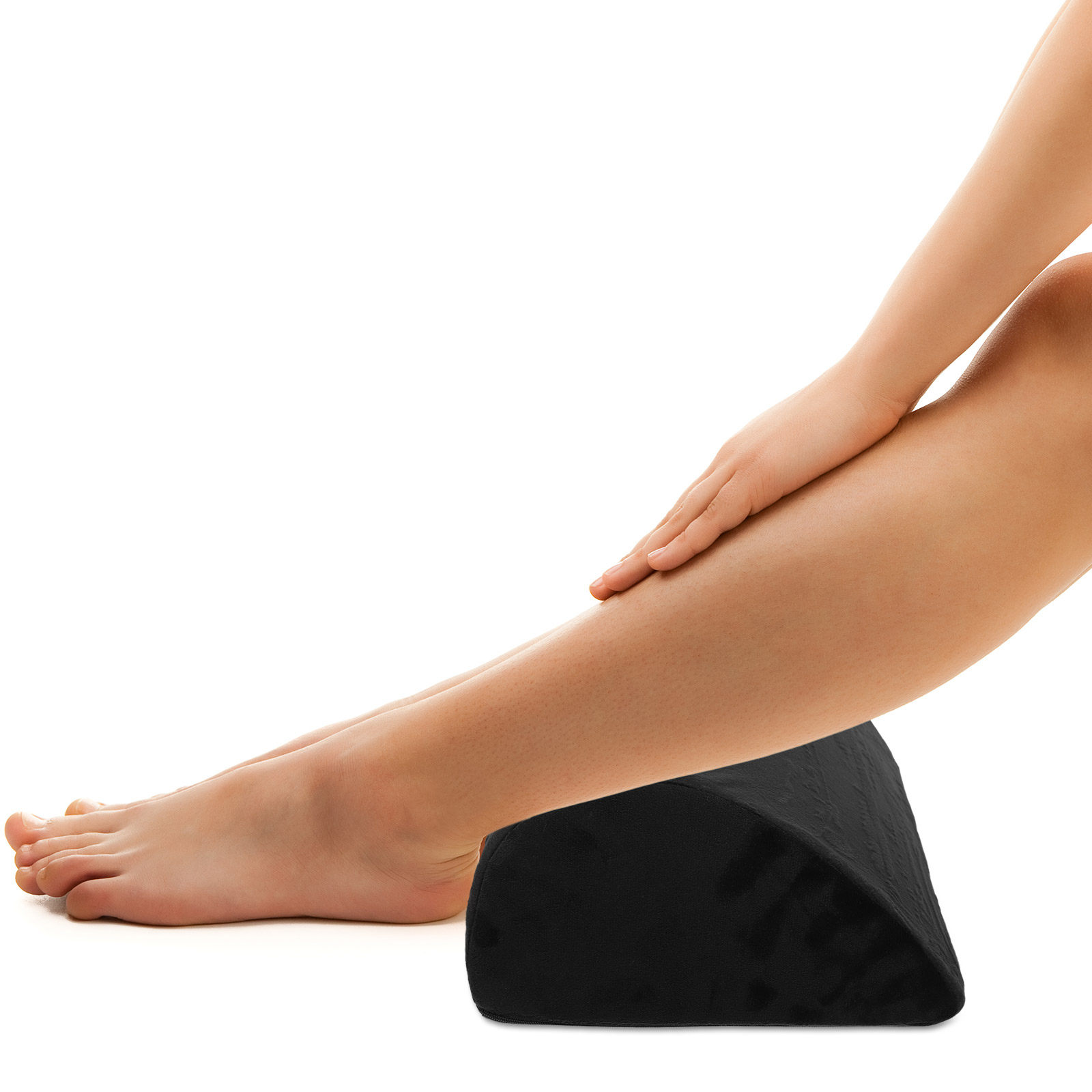 ポータブルメモリーフォームフットレストティアドロップウィング - Office Footrest Cushion のレビューと価格
