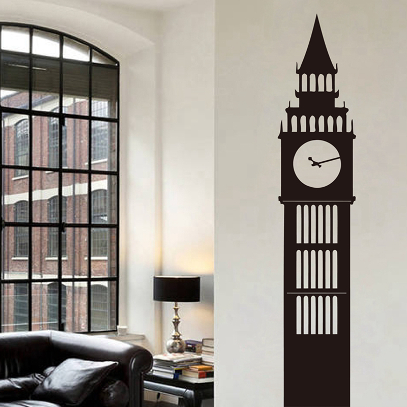 Nondon-大きなベン時計のウォールステッカー,ビニール, - Office Furniture London のレビューと価格