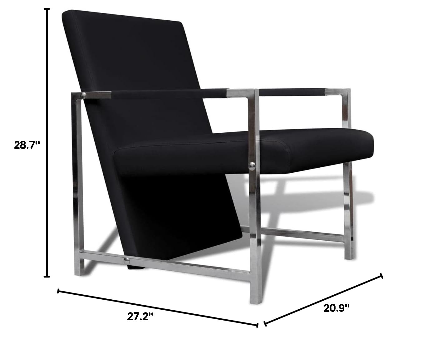 ハイバックキューブアームチェア、ラウンジシート、フェイクレザ - Office Furniture Custom のレビューと価格