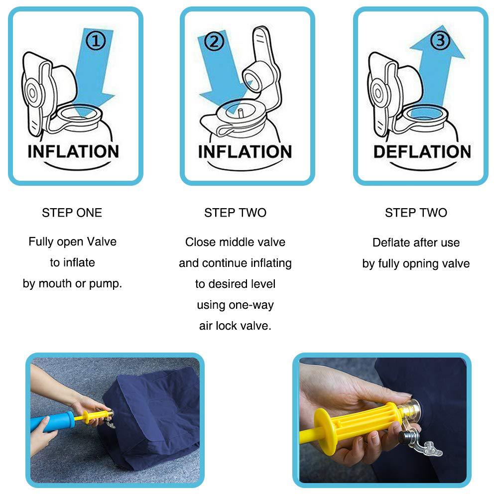 フットレスト付きインフレータブルスリーピングピロー,子供用, - Office Footrest Cushion のレビューと価格