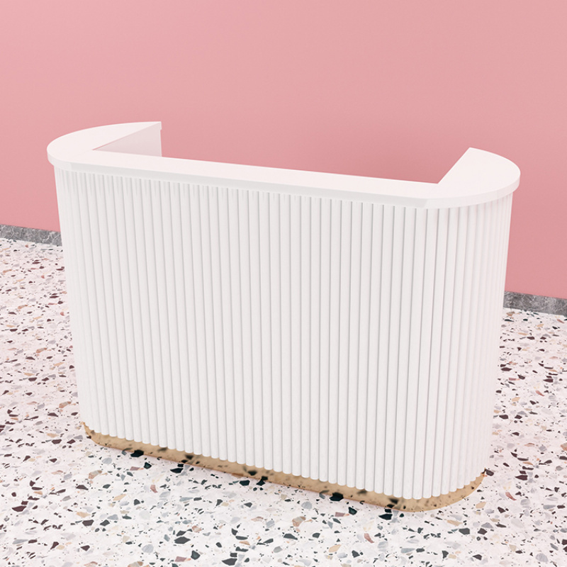 カスタムメイドのモダンで豪華なMDF製受付デスク、木製オフィ - Office Furniture Custom のレビューと価格