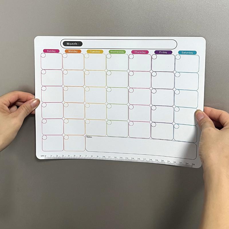 磁気冷蔵庫ドライイレース月間カレンダープランナーホワイトボー - Magnetic Whiteboard Calendar のレビューと価格
