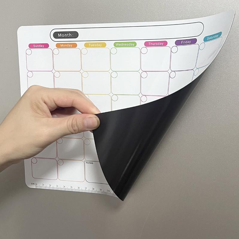 磁気冷蔵庫ドライイレース月間カレンダープランナーホワイトボー - Magnetic Whiteboard Calendar のレビューと価格