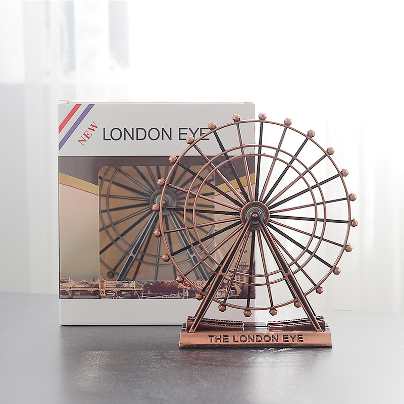 ヴィンテージ観覧車オーナメント ロンドンアイ ミニチュア置物 - Office Furniture London のレビューと価格