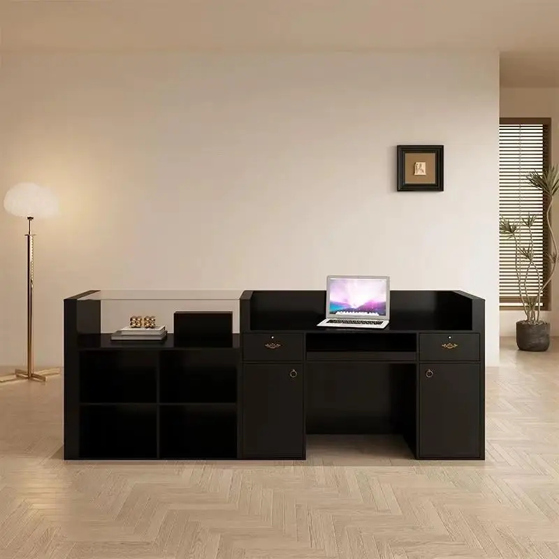 カスタムモダンオフィス受付デスク衣料品店美容室バーMDF高級 - Office Furniture Custom のレビューと価格