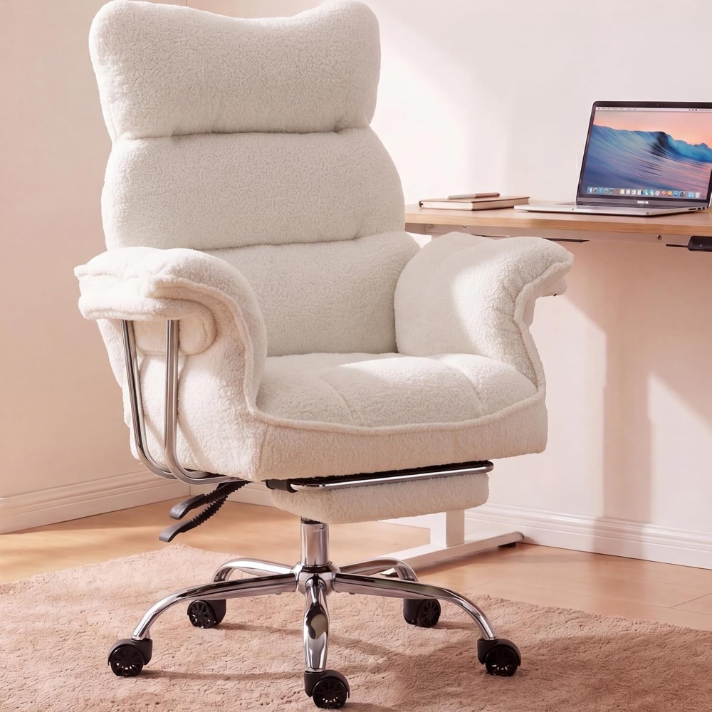 人間工学に基づいた大型で背の高いオフィスチェア、厚いクッショ - Office Footrest Cushion のレビューと価格