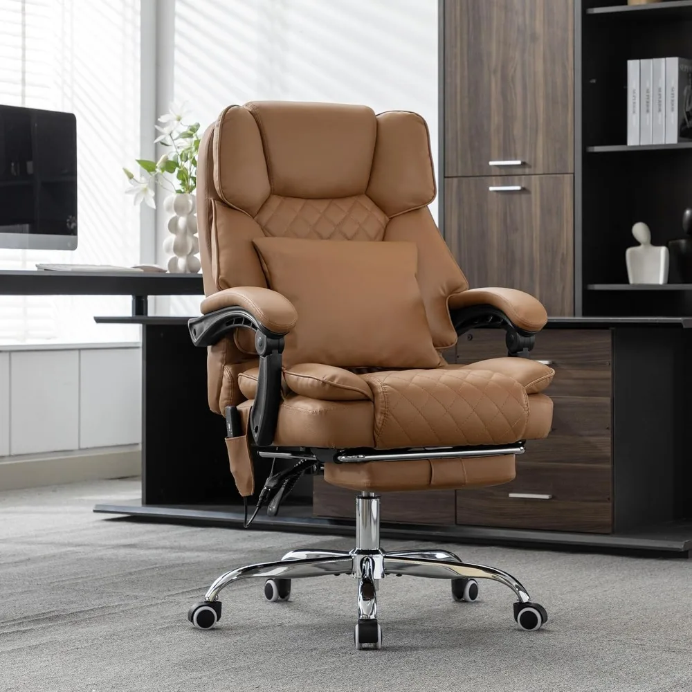 加熱機能付き揉みほぐしマッサージエグゼクティブオフィスチェア - Office Footrest Cushion のレビューと価格