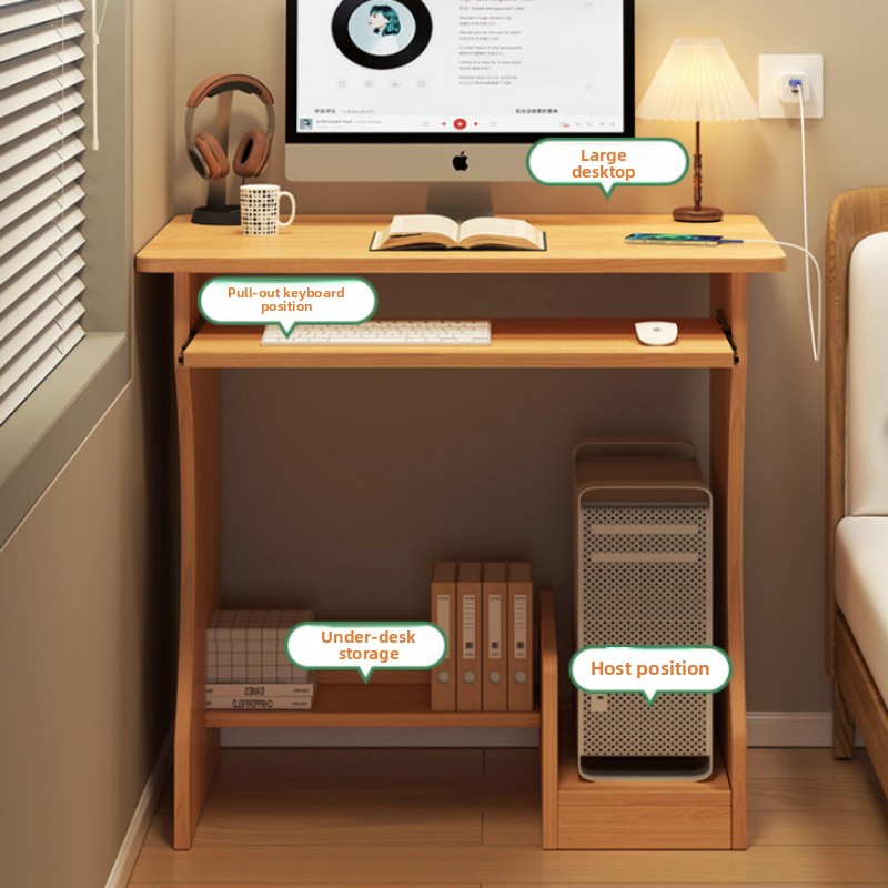 学生用学習机 木製ノートパソコン用小型茶色コンピューターテー - Office Furniture Ez のレビューと価格